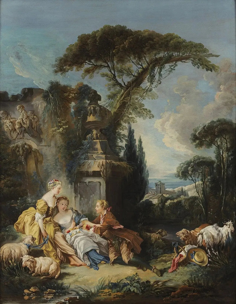 Escena pastoral - François Boucher