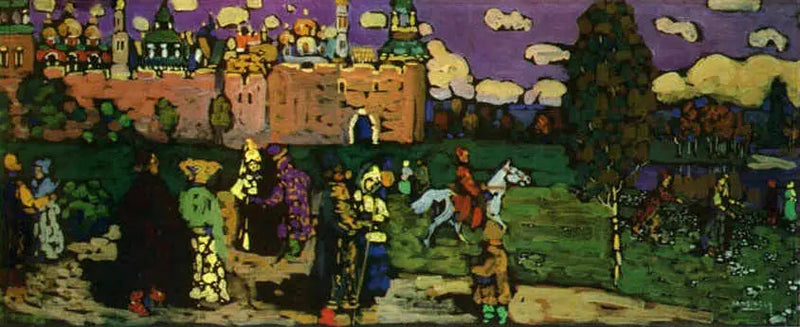 Escena rusa - Vassily Kandinsky