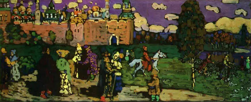 Escena rusa - Vassily Kandinsky