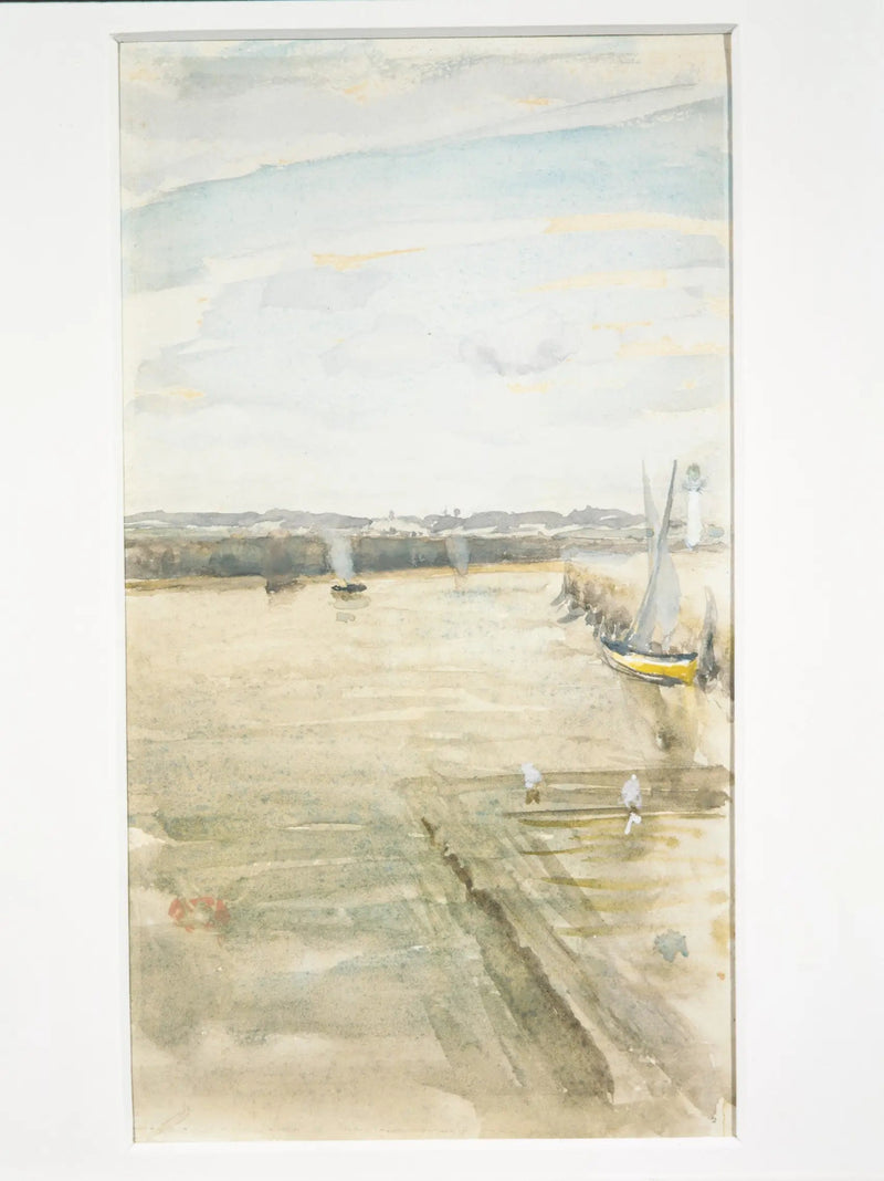 Escena en el Mersey - James Abbott McNeill Whistler