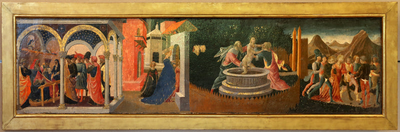 Escenas de la historia de Susana: Susana y los ancianos - Zanobi Strozzi
