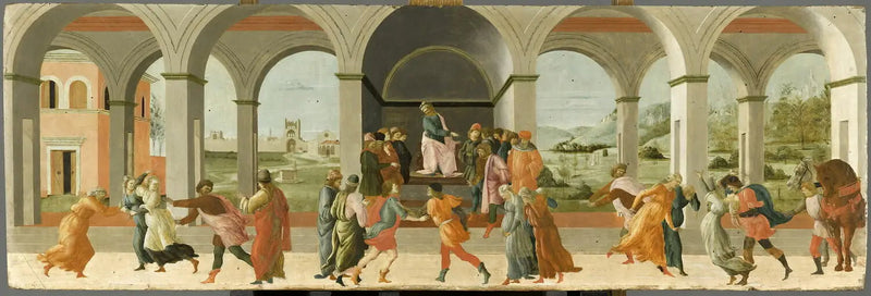 Escenas de la historia de Virginia - Filippino Lippi