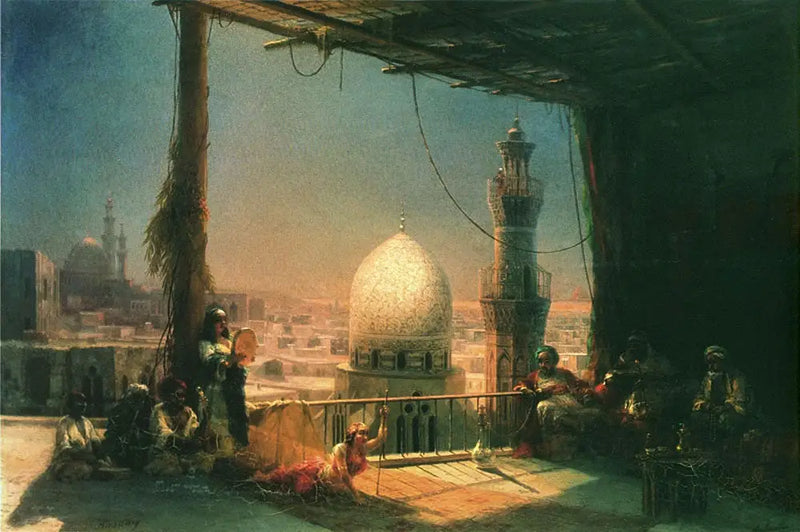 Escenas de la vida del Cairo - Iván Aívazovski