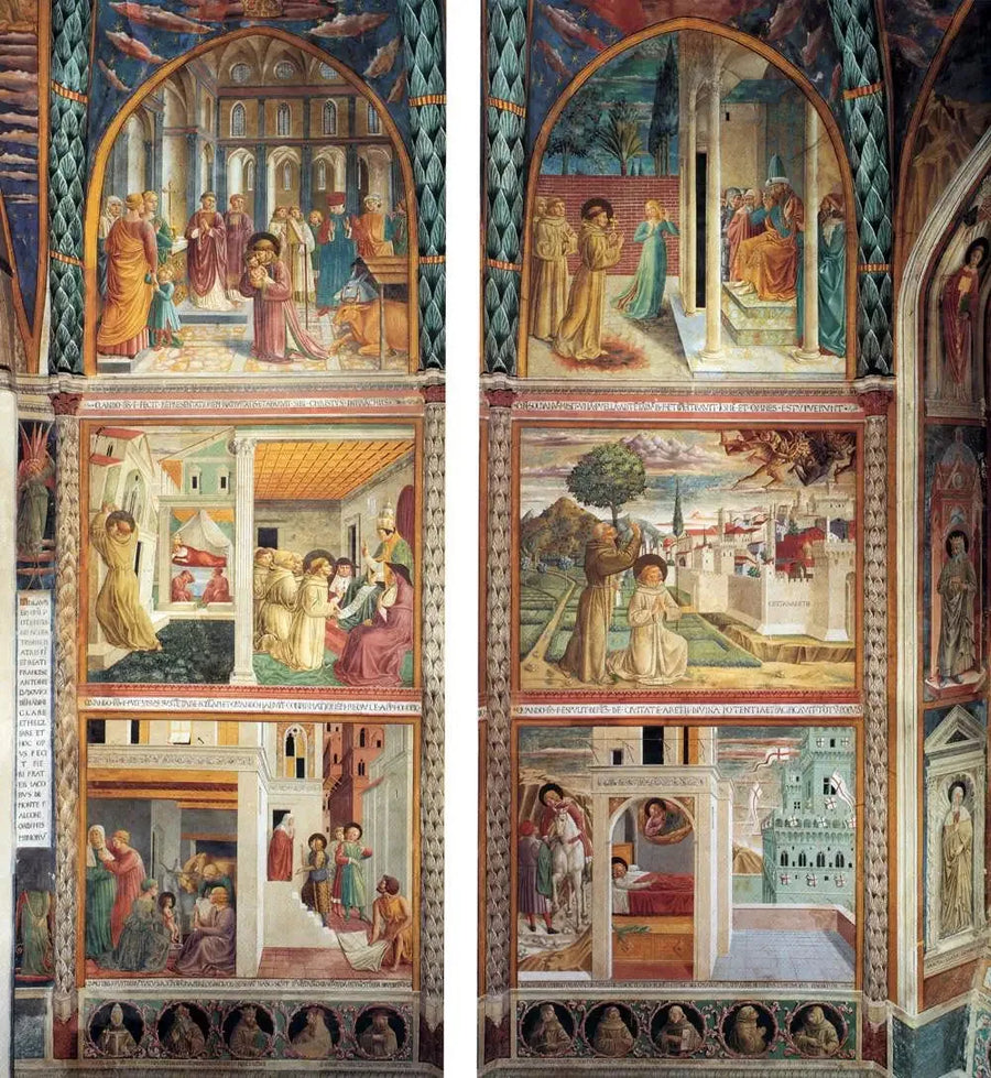 Escenas de la vida de san Francisco - Benozzo Gozzoli