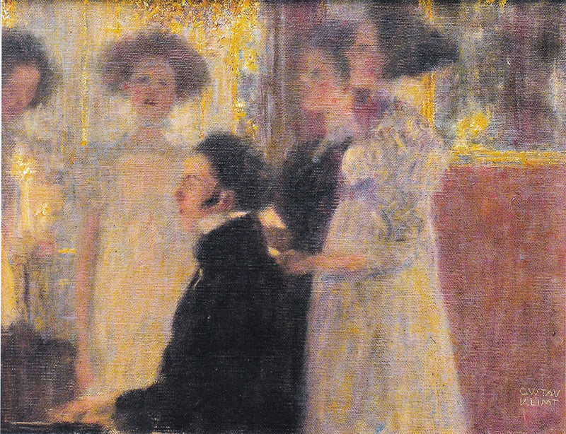 Schubert al piano I - Gustav Klimt