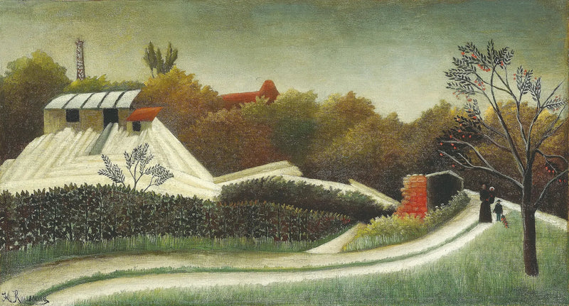 Sierra, suburbio parisino - Henri Rousseau