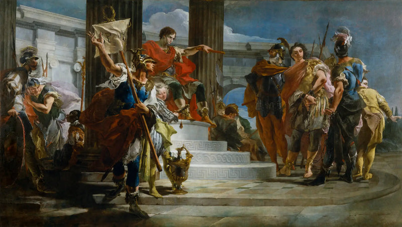 Escipión el Africano liberando a Masiva - Giovanni Battista Tiepolo
