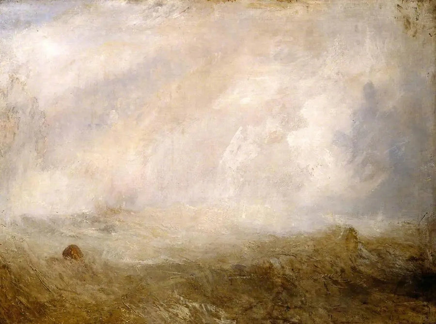 Paisaje marino con boya - J. M. W. Turner