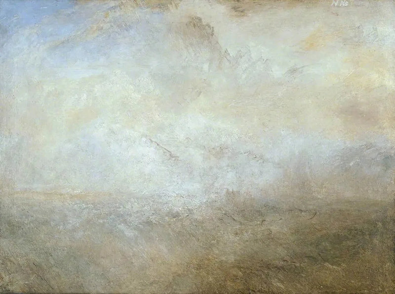 Paisaje marino con costa lejana - J. M. W. Turner