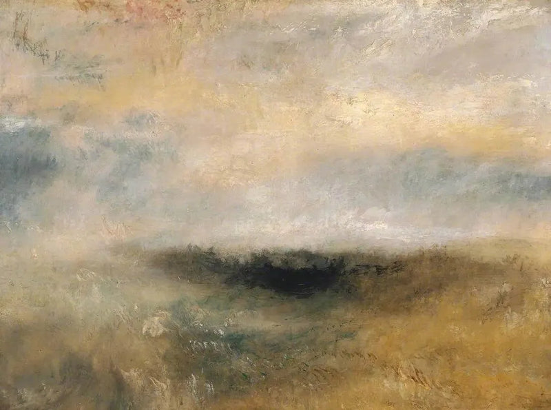 Paisaje marino con tormenta en camino - J. M. W. Turner