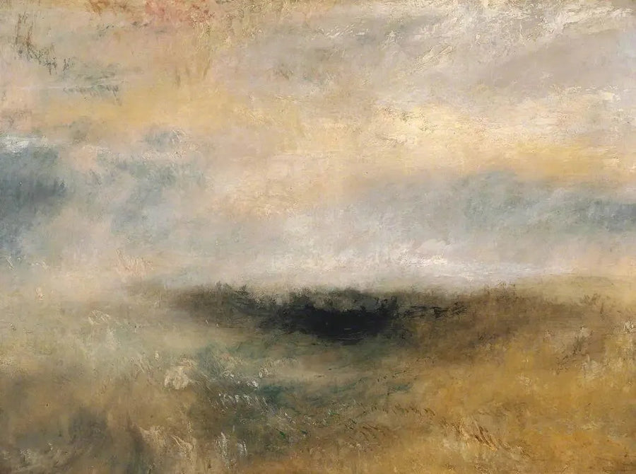 Paisaje marino con tormenta en camino - J. M. W. Turner