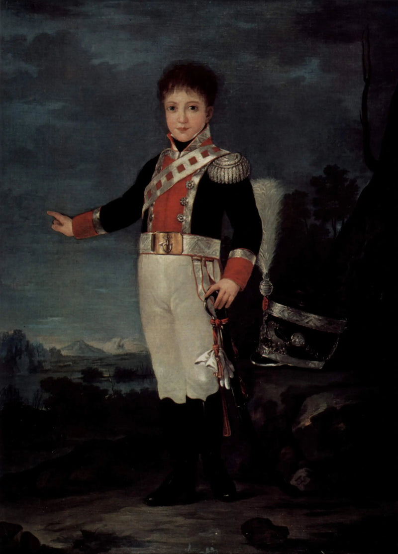 Sebastián Gabriel de Borbón niño - Francisco de Goya