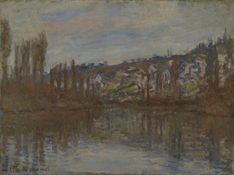 El Sena aguas abajo de Vétheuil W530 - Claude Monet