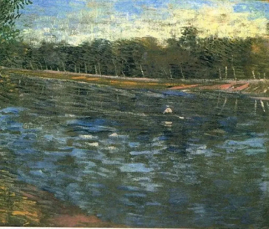 Sena con una barca, La - Vincent van Gogh