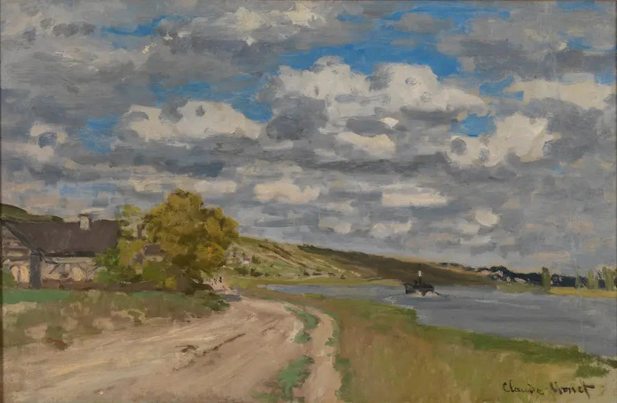 El Sena cerca de su estuario, Honfleur W115 - Claude Monet
