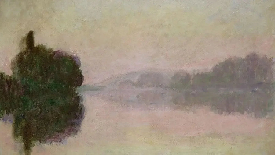El Sena en Port-Villez, efecto nocturno W1379 - Claude Monet