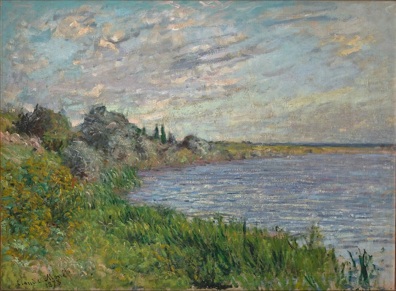 El Sena cerca de Vétheuil W477 - Claude Monet