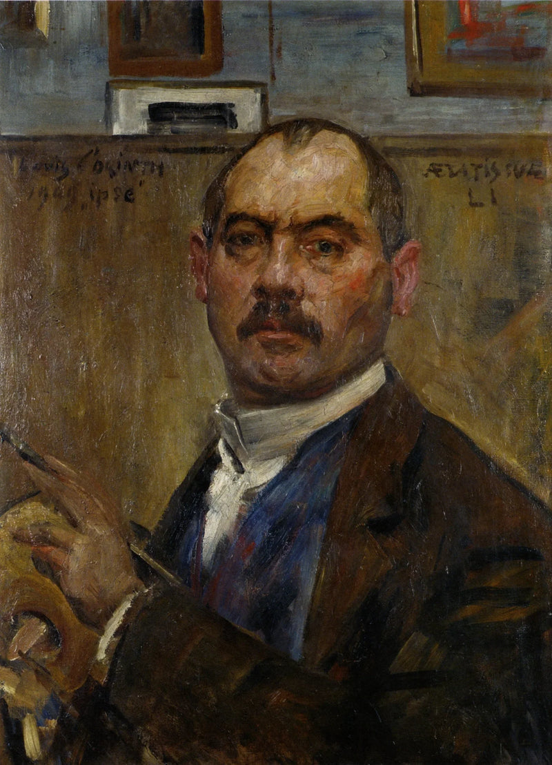 Selbstporträt, malend - Lovis Corinth
