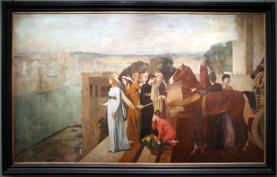 Semiramis construyendo Babilonia - Edgar Degas
