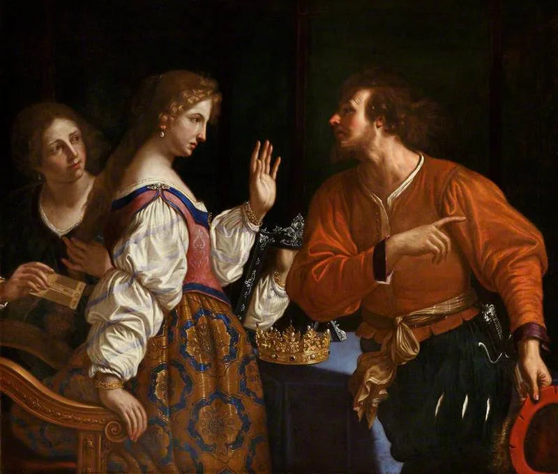 Semíramis recibiendo la noticia de la caída de Babilonia - Guercino