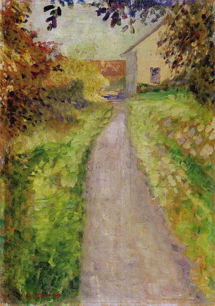 Sendero de jardín - Edvard Munch