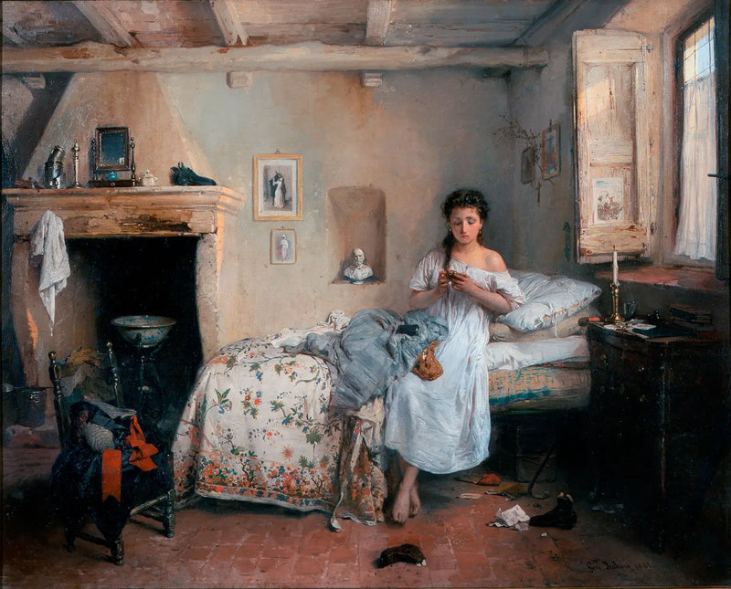 Sentimiento de tristeza - Gerolamo Induno