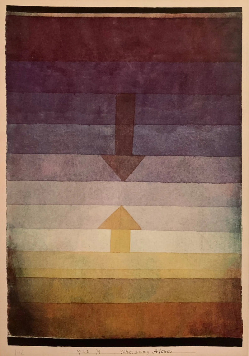 Separación, por la tarde - Paul Klee