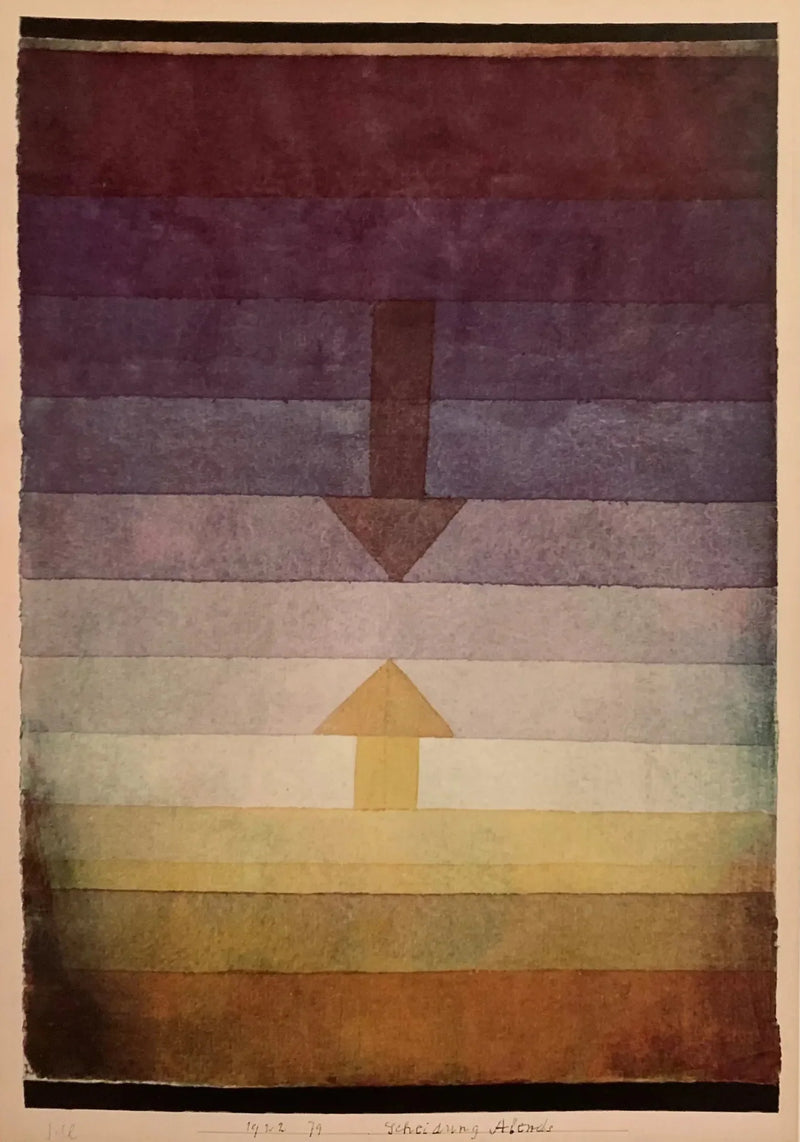 Separación, por la tarde - Paul Klee