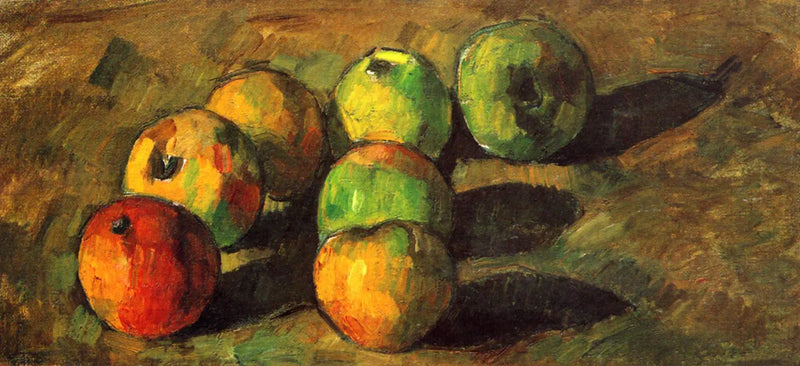 Siete manzanas - Paul Cézanne