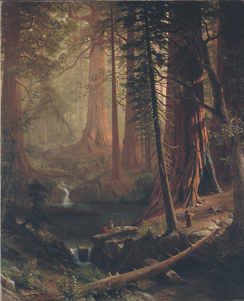 Secuoyas gigantes de California - Albert Bierstadt