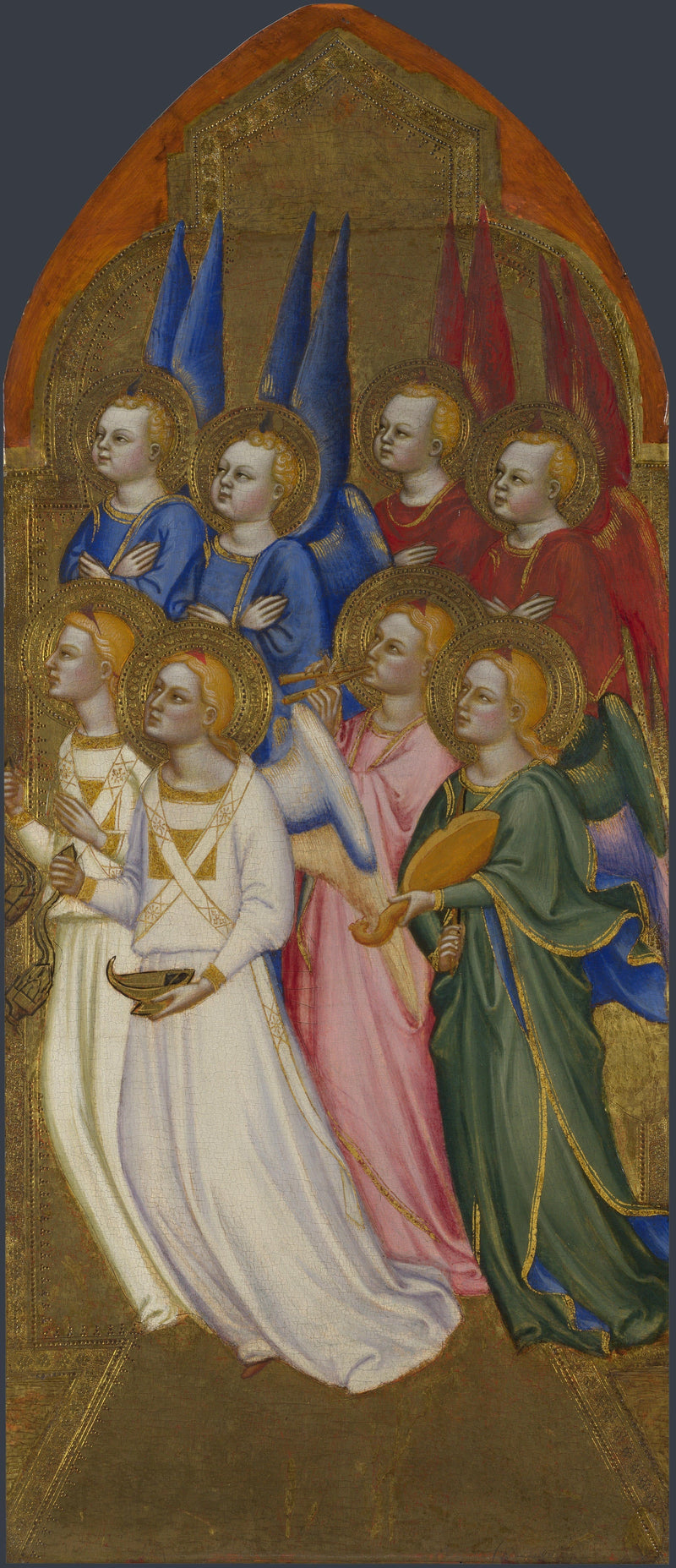 Séraphines, querubines y ángeles adoradores - Jacopo di Cione