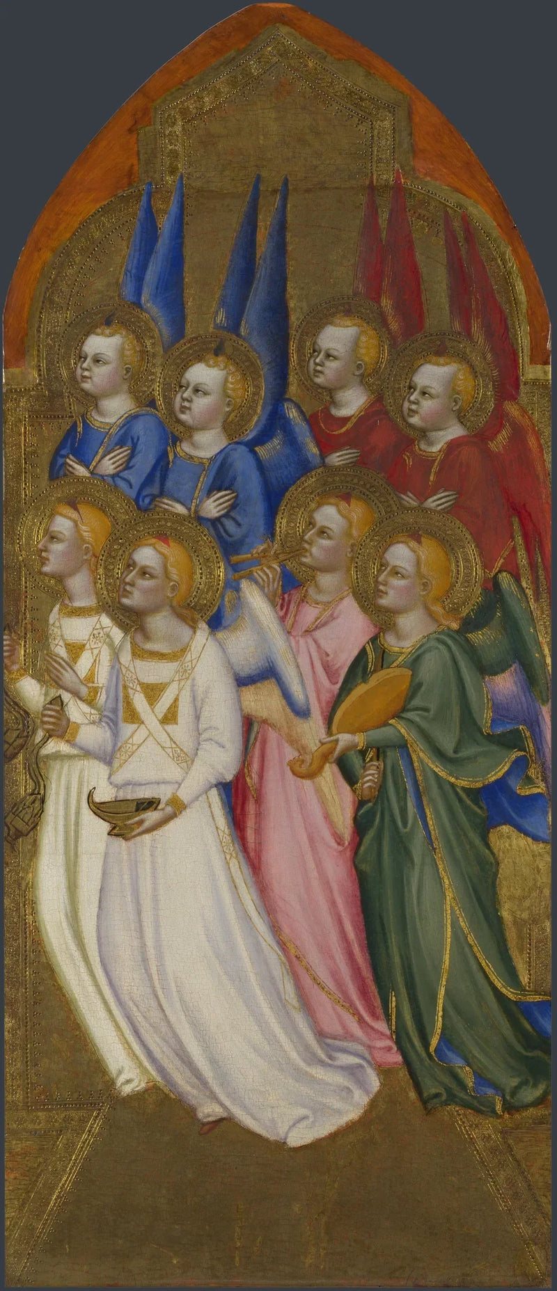 Séraphines, querubines y ángeles adoradores - Jacopo di Cione