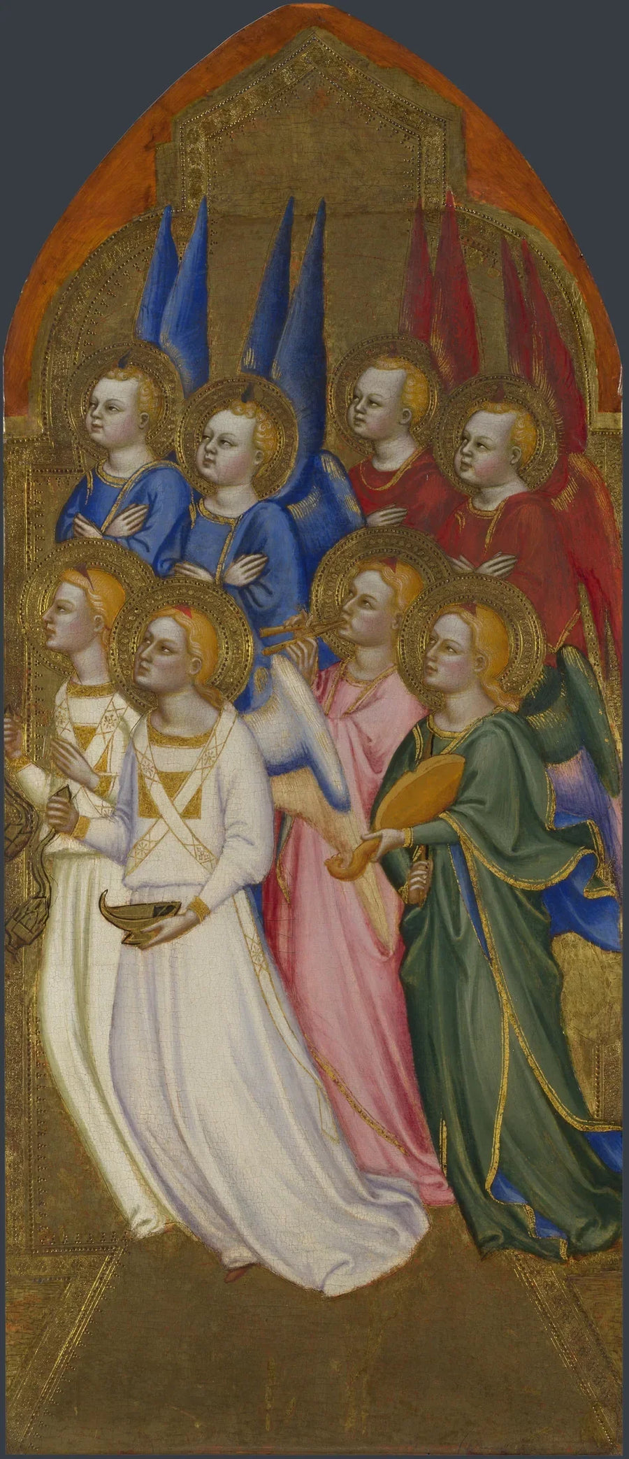 Séraphines, querubines y ángeles adoradores - Jacopo di Cione