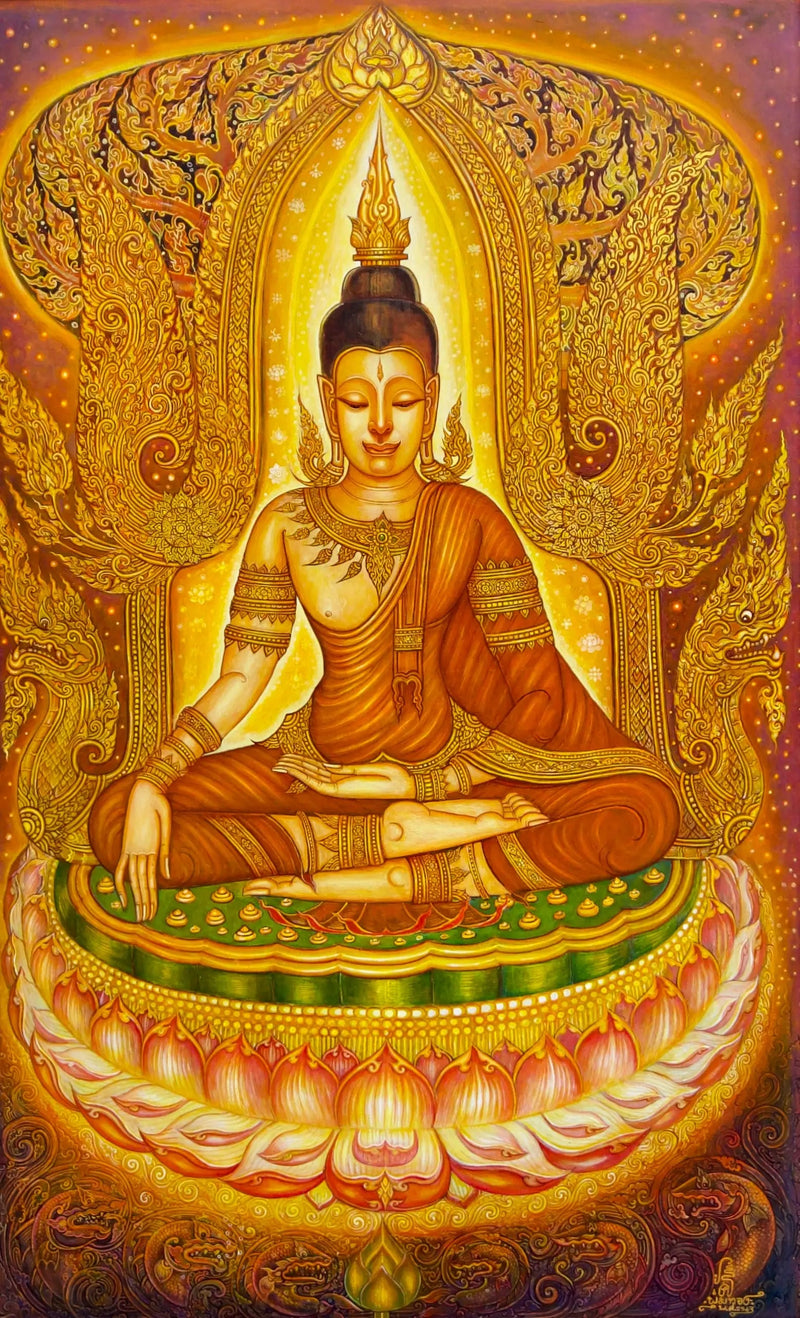 Serenidad del Buda  | 80 x 130 cm