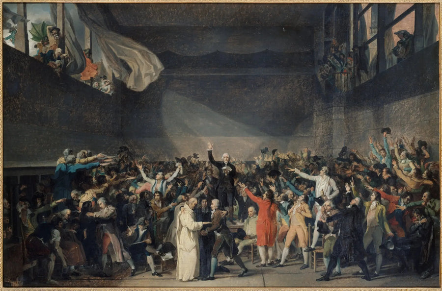 Juramento del Juego de la Pelota, 20 de junio de 1789 - Jacques-Louis David