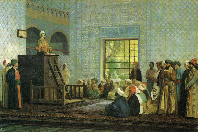 Sermón en la mezquita - Jean-Léon Gérôme