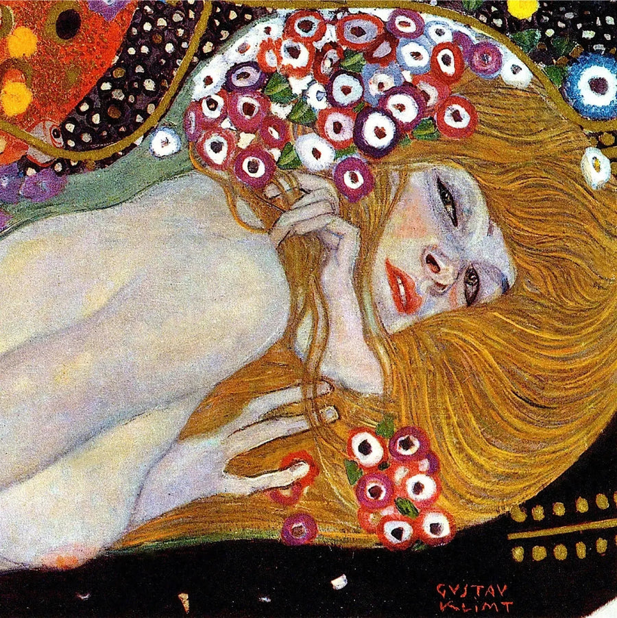 🐍 Serpientes de agua II (Detalle) – Gustav Klimt (1904–1907)