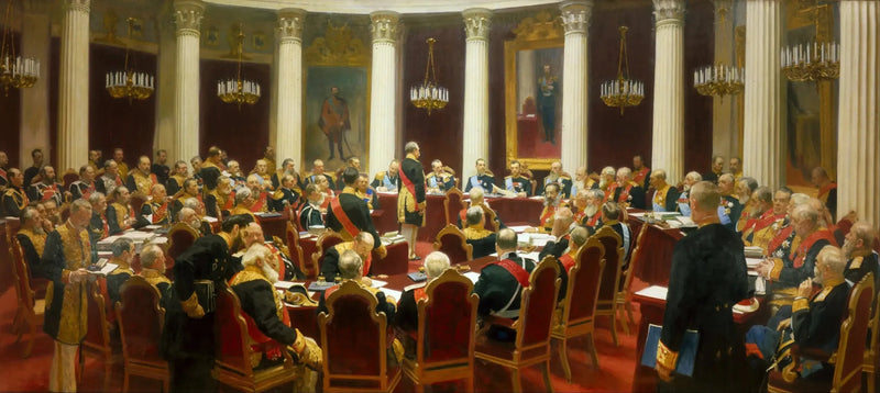 Sesión protocolaria del Consejo de Estado - Ilya Repin