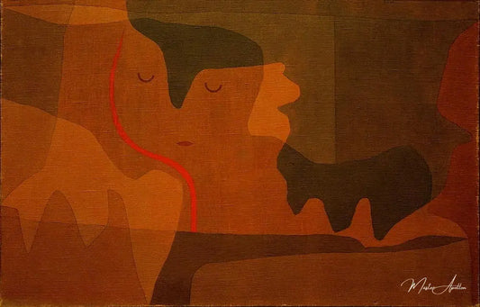 Sesta du Sphinx - Paul Klee - Reproductions de tableaux et peintures haut de gamme