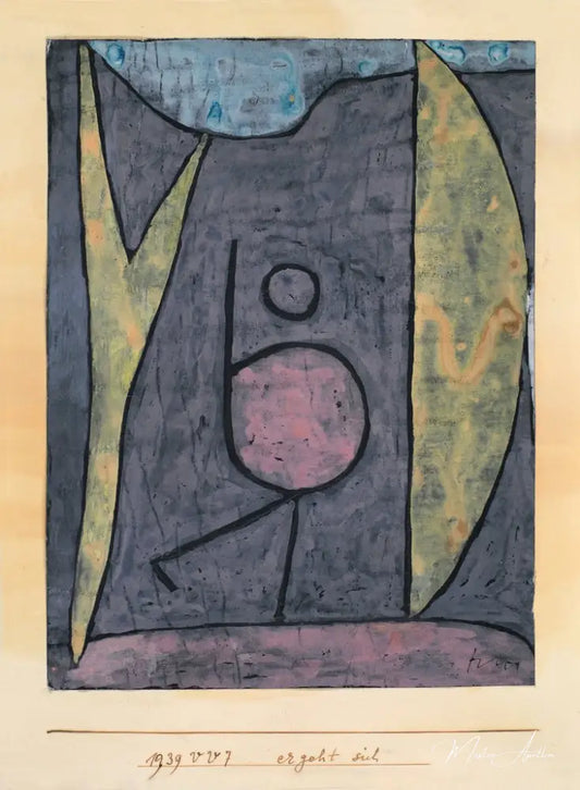 S'éteint - Paul Klee - Reproductions de tableaux et peintures haut de gamme