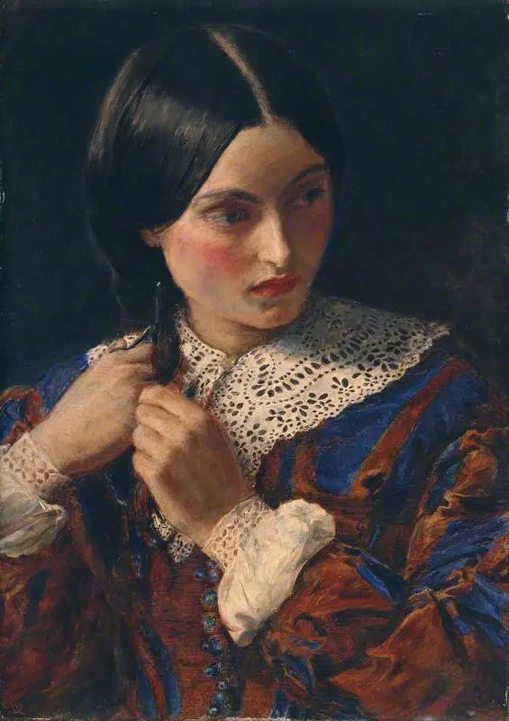 Solo un mechón de cabello - John Everett Millais