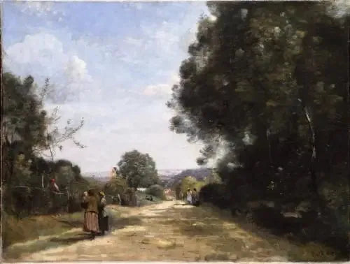 Sèvres-Brimborion. Vista tomada mirando hacia París - Jean-Baptiste Camille Corot