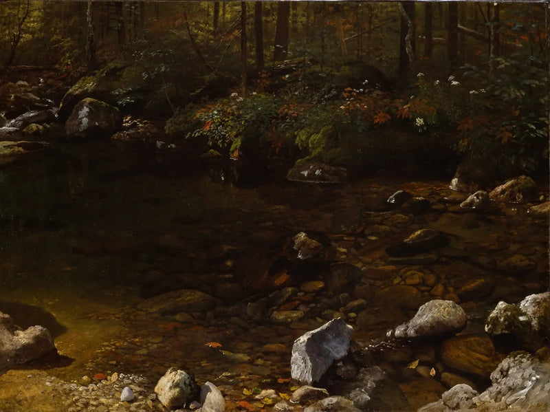 Piscina Sombría, Montañas Blancas, Nuevo Hampshire - Albert Bierstadt