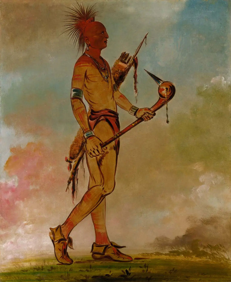 Shin-ga-wás-sa, bello pájaro - George Catlin