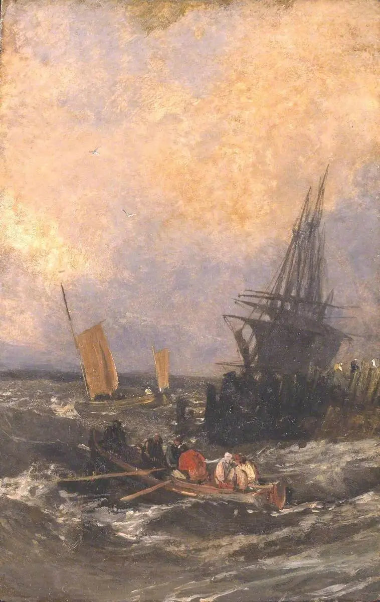 Envío por un rompeolas - J. M. W. Turner