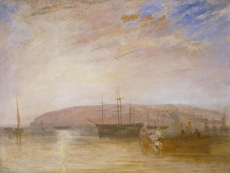 Envío desde East Cowes Headland - J. M. W. Turner