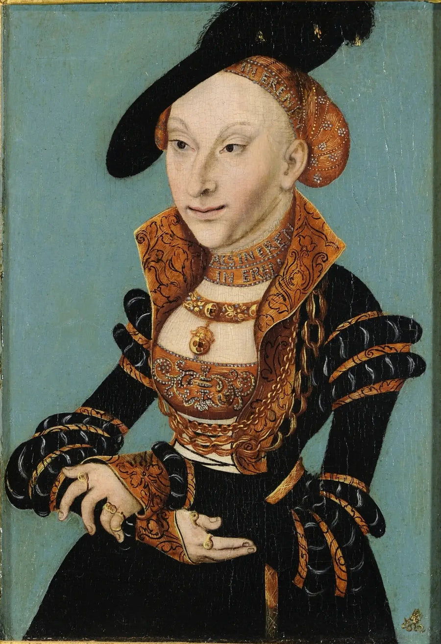 Sibila de Cléves, duquesa de Sajonia (1512-1554) - Lucas Cranach el Viejo