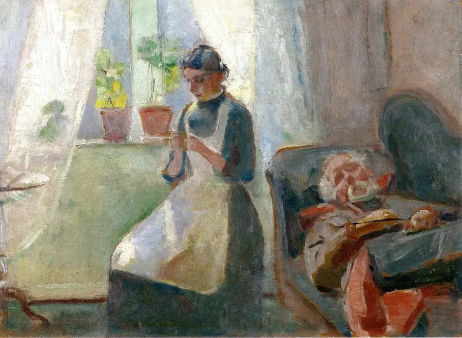 Siesta de la tarde - Edvard Munch