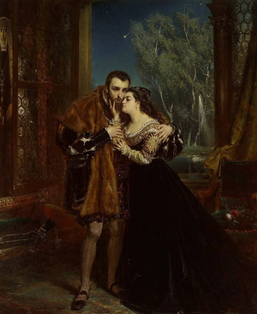 Sigismondo Augusto y Barbara en la corte de Radziwiłł en Vilna - Jan Matejko