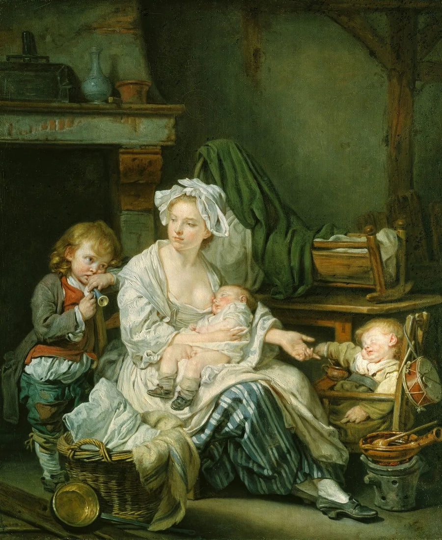 "¡Silencio!" - Jean-Baptiste Greuze
